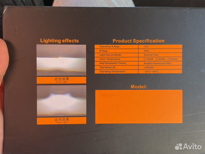 H7 led mini линзы