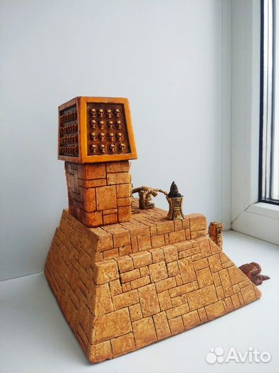 Индейцы-Солдатики. Пирамида Ацтеков.Реплика Barzso