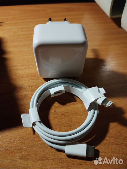 Быстрая зарядка 35 w кабель Type C - Lightning