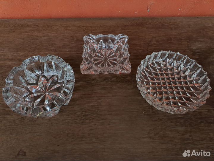 Хрустальная пепельница СССР