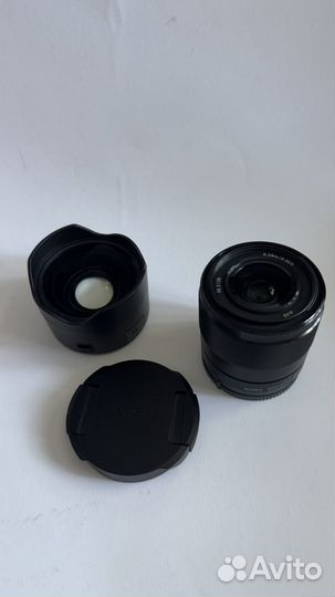 Объектив sony fe 28mm f/2 + конвертер 21mm