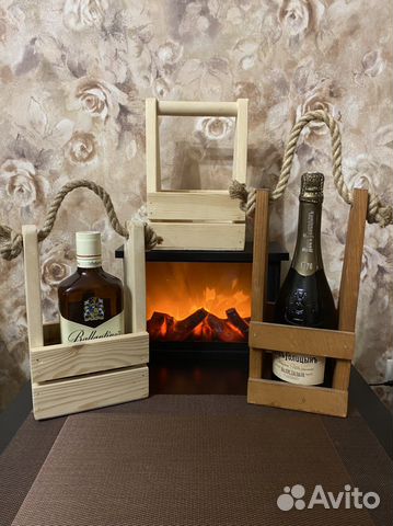 Ящик деревянный подарочный