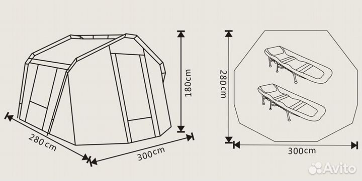 Палатка для карповой рыбалки