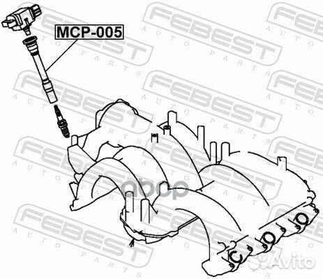 Наконечник катушки зажигания MCP005 Febest