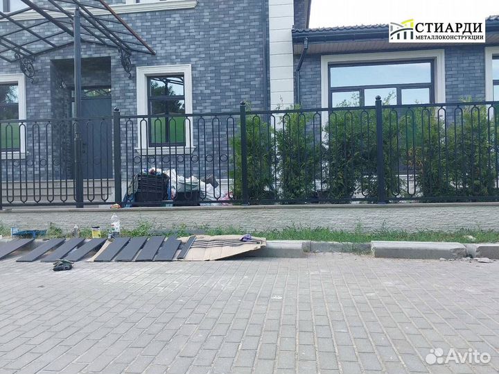 Забор кованый новый под ключ