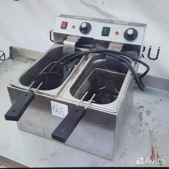Фритюрница Gastrorag deep fryer 4+4l