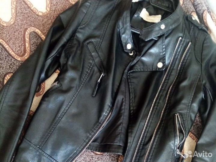 Куртка кожаная