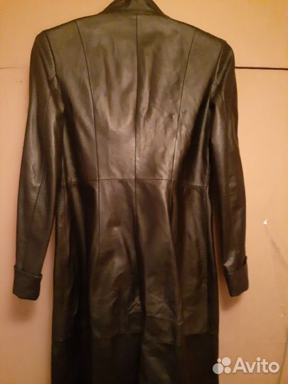 Кожаный плащ женский натуральная кожа