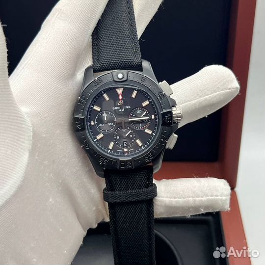 Breitling chronograph black часы