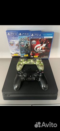 Sony playstation 4 PS4 slim 1tb с играми