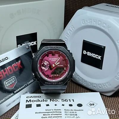 Женские часы Casio G-Shock GMA-S2100RB-1A