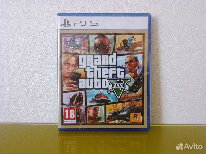 Новый диск GTA 5 Ps5