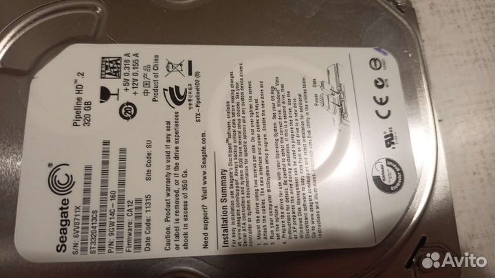 Жесткий диск Seagate 320Gb