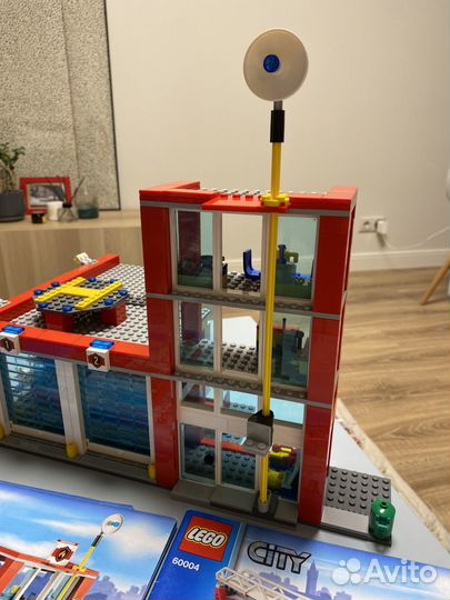 Lego city 60004 пожарная станция