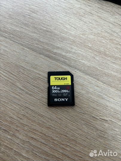 Карта памяти sdhc SF-g64t sony 64gb