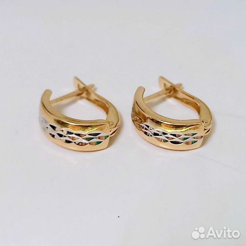 Золотые серьги