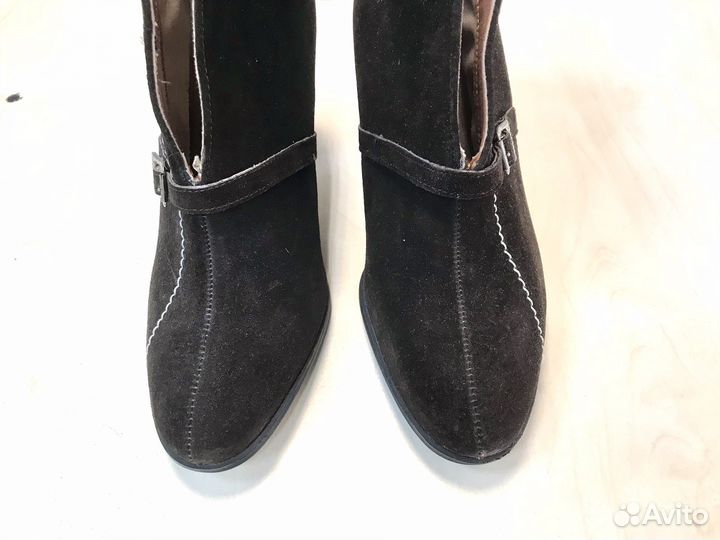 Винтаж Ботильоны замшевые