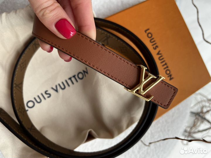 Двусторонний ремень Louis Vuitton оригинал