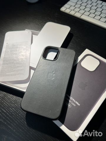 Оригинальный кожаный чехол iPhone 12 Pro Max купить в Новосибирске ...