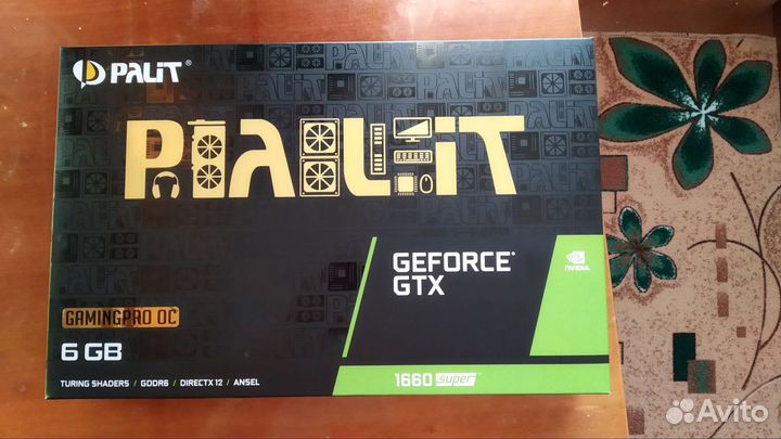 Видеокарта Geforce GTX 1660 super gaming pro