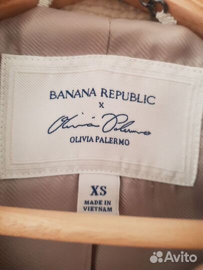 Тренч Banana Republic XS 42, бежевый