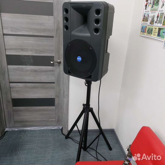 Акустические колонки на стойках