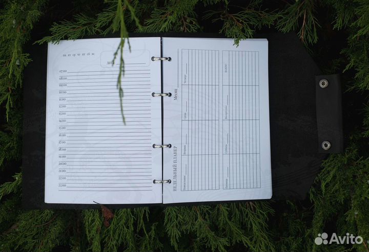 Ежедневник с инициалами, ежедневник ручной работы