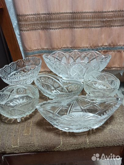 Хрустальная посуда СССР