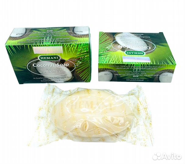 Hemani Мыло 75 гр (Coconut Soap) Кокосовое