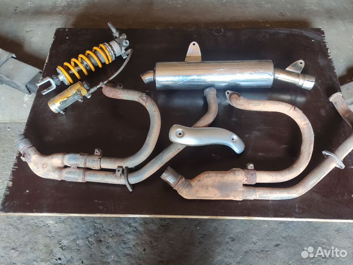 Выхлопная хонда трансальп 400-600