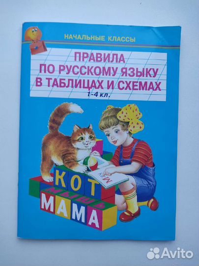 Правила по рус. языку в схемах и таблицах,1-4 кл