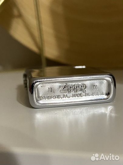 Зажигалка zippo slim 1993 IX high polish chrome