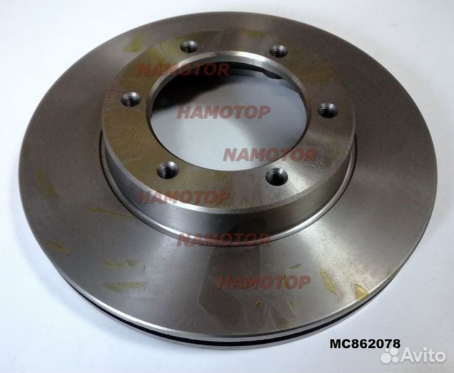 Тормозной диск MMC canter 3416061, MC862078, FE507 (шпилек 6шт) dixcel