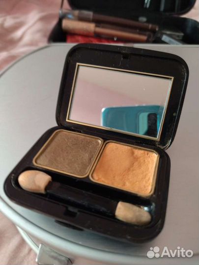 Тени Ланком. Цвет : хакки + медовый перламутр
