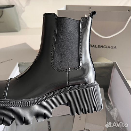 Ботинки челси Balenciaga черные