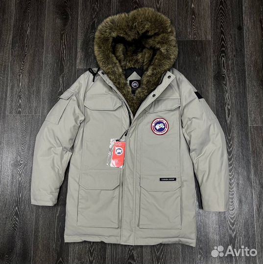 Зимний пуховик Canada Goose с мехом