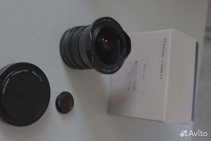 Объектив ttartisan 7.5 2.0 canon ef-m