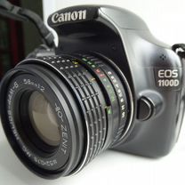 Объектив Helios 44m-6 с переходником для Canon