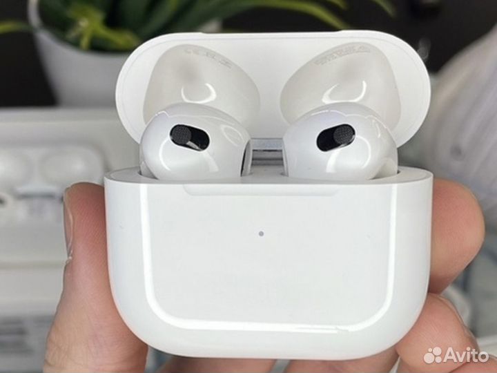 Наушники Airpods 3 New 2023 (Чехол+Гарантия)