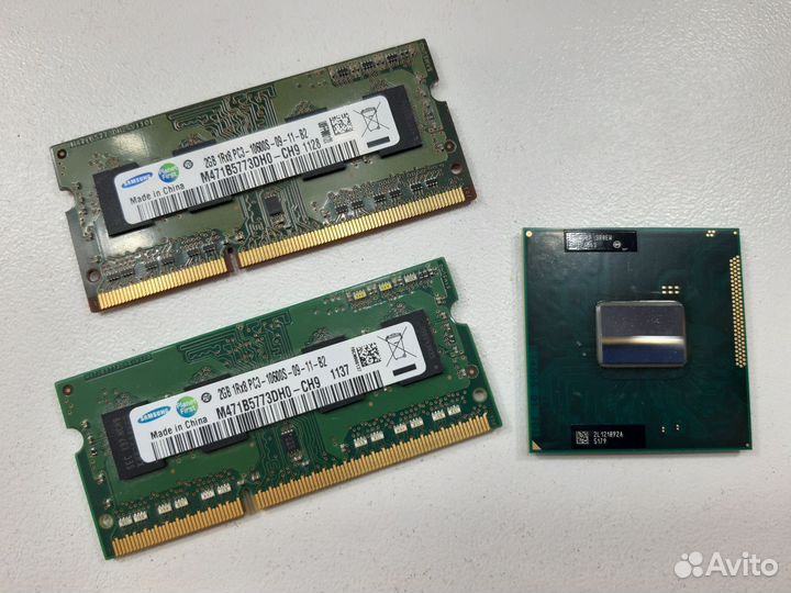 Оперативная память ddr3,4Gb и процессор B800