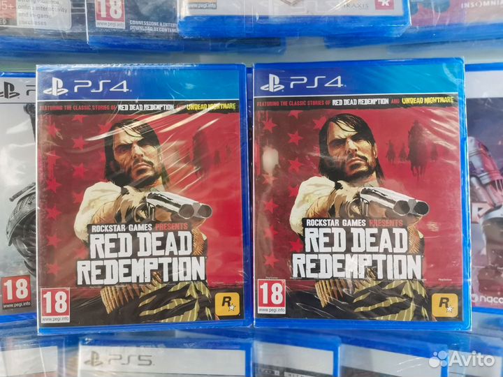 Red Dead Redemption Remaster Ps4 диск