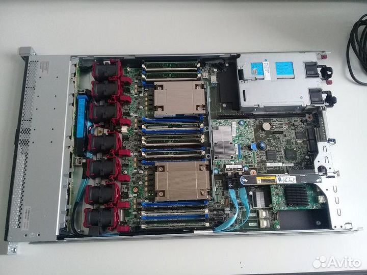 Сервер HP Gen9 dl360 DDR4 256Gb, nvme 1tb Гарантия