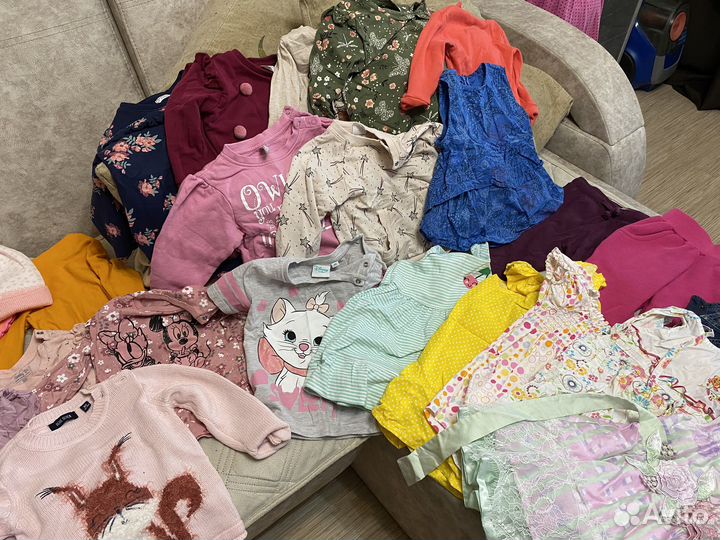 Пакет вещей на девочку 80-86