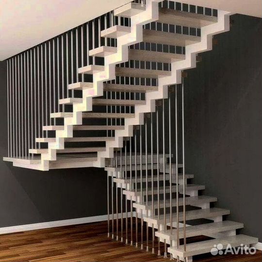 Лестницы на металлокаркасе