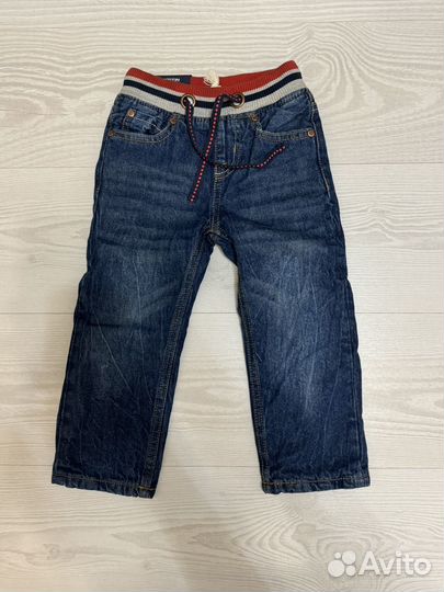 Джинсы утепленные 92