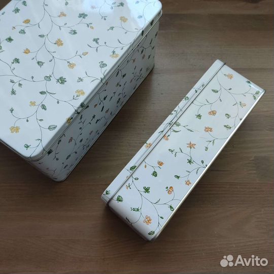 Ящик ёмкость коробочка жестяная IKEA