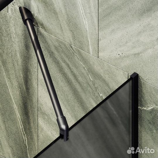 Шторка для ванны в профиле MaybahGlass 1400*300 Ст