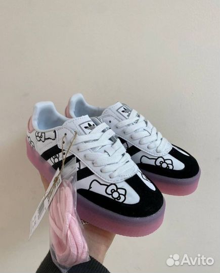 Кроссовки Adidas Samba & Hello Kitty Platform