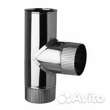 Тройник 90 нерж. (0,5мм) D120