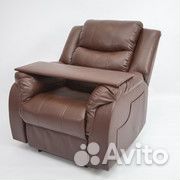 Кресло реклайнер в коричневом цвете